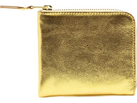 Comme des Garçon Classic Gold Line Wallet in Gold Discount