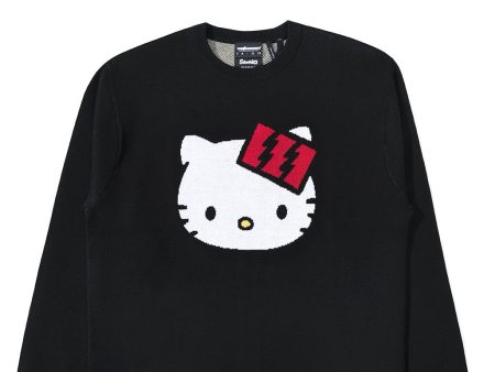 The Hundreds x Sanrio Hello Kitty Sweater in Black For Discount