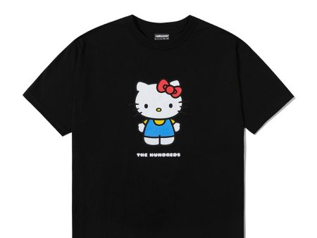 The Hundreds x Sanrio Kitty T-Shirt in Black Online Hot Sale