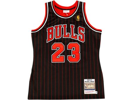 Mitchell & Ness NBA Michael Jordan Authentic Bulls 96 Alternate Jersey Online Sale