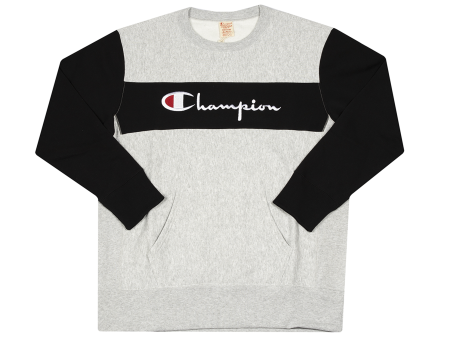 Champion Colorblock Pullover Crewneck Online Hot Sale