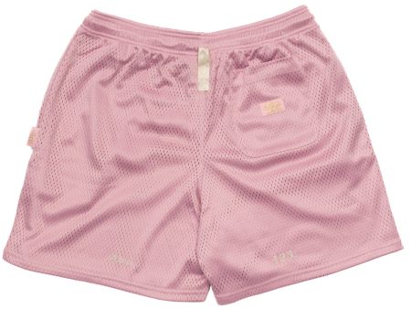 Advisory Board Crystals Abc. 123. Mesh Shorts in Morganite Online Hot Sale