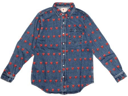 Emotionally Unavailable Pattern Button Up Shirt For Sale