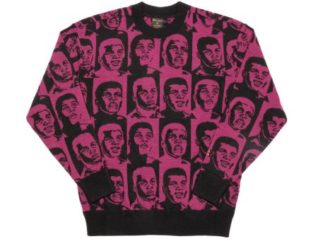 Champion x Muhammad Ali by Don C Cashmere Intarsia Sweater Fashion