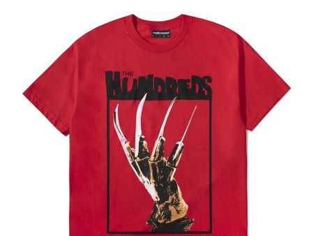 The Hundreds Kruger Hand T-Shirt in Red Fashion