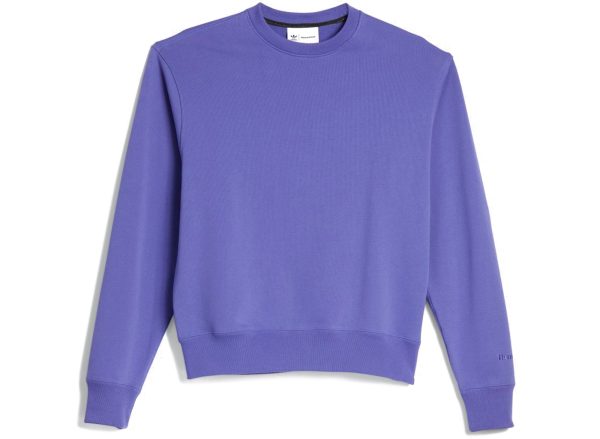 Adidas Pharrell Williams Basics Crewneck in Purple Online Hot Sale