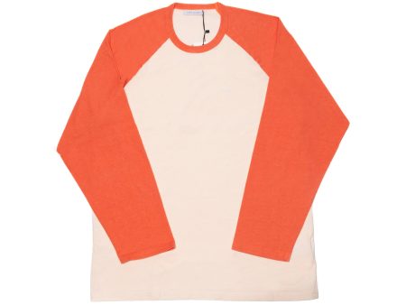 John Elliott Washed Baseball Tee in Red For Discount