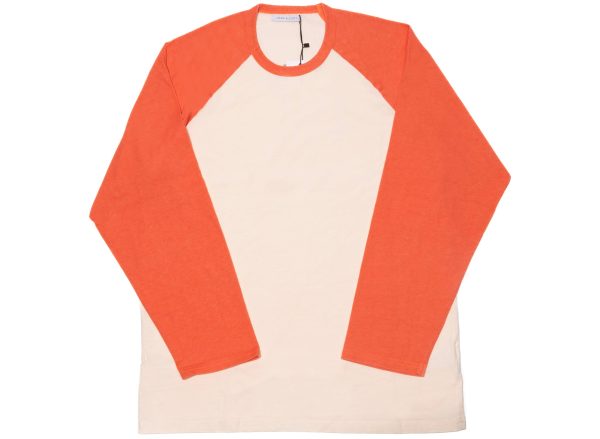 John Elliott Washed Baseball Tee in Red For Discount