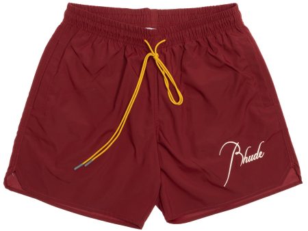 Rhude Logo Swim Shorts Hot on Sale