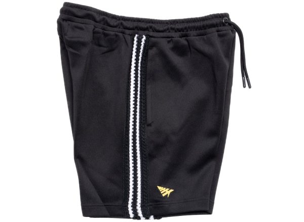 Paper Planes Kingston Crochet Stripe Track Shorts Hot on Sale