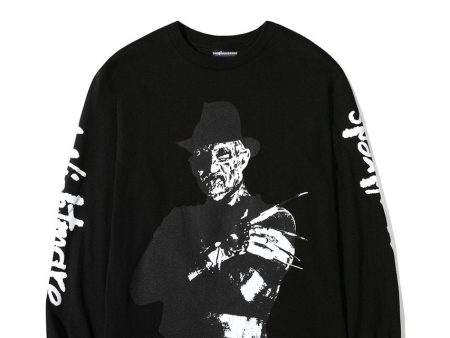 The Hundreds Freddy Long Sleeve in Black on Sale