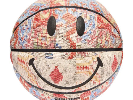 Chinatown Market Smiley Patchwork Rug Basketball Online Hot Sale