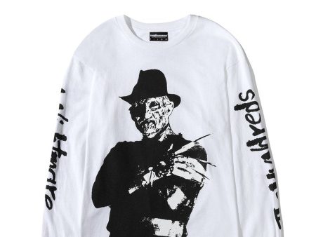 The Hundreds Freddy Long Sleeve in White Fashion