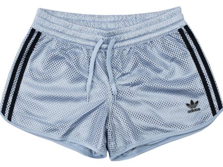 Adidas Mesh Shorts in Chalk Blue Online Sale