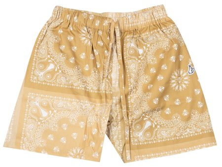 Fucking Rabbits Paisley Shorts in Khaki Sale