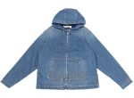 Advisory Board Crystals Quilted Denim Jacket Online Hot Sale