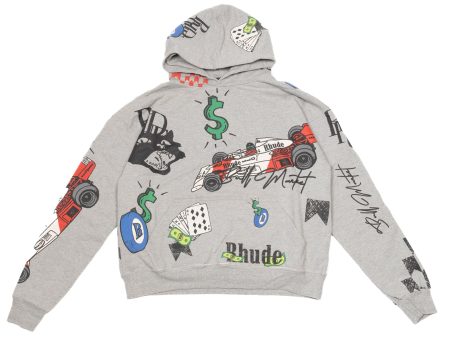 Rhude Doodle Hoodie Discount