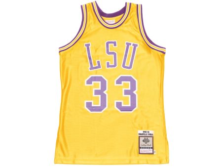 Mitchell & Ness NCAA LSU 1990 Shaquille O Neal Home Jersey Cheap