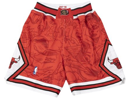 Mitchell & Ness x Hebru Brantley NBA Bulls Shorts For Sale