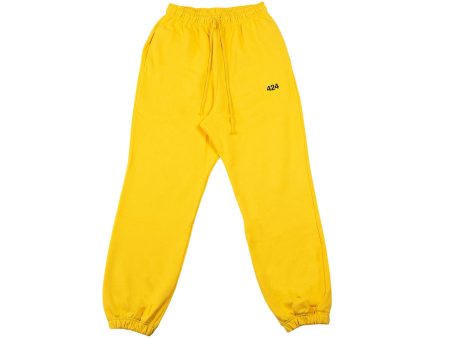 424 Logo Sweatpants in Yellow Discount