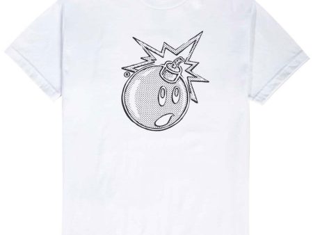 The Hundreds x Joshua Vides Adam Bomb T-Shirt in White Online Hot Sale