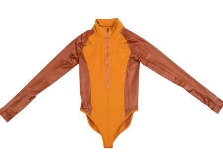 Women s Jordan Court-to-Runway Bodysuit in Orange For Cheap