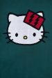 The Hundreds x Sanrio Hello Kitty Sweater in Emerald For Sale