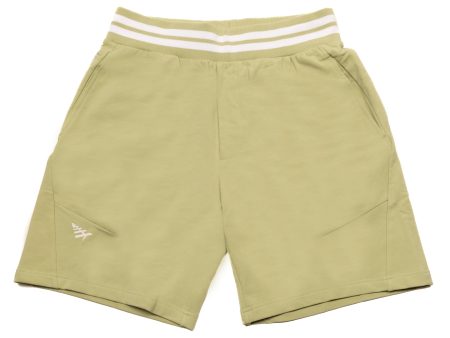 Paper Planes Altitude Shorts in Sage Hot on Sale