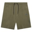 Nike Tech Fleece Shorts in Olive For Cheap