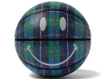 Chinatown Market Smiley Ivy League Tartan Plaid Smiley Basketball For Cheap