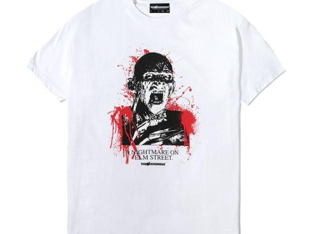 The Hundreds Nightmare T-Shirt in White on Sale